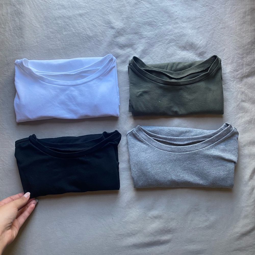 4 wild fable crop tops - all s except white one is m